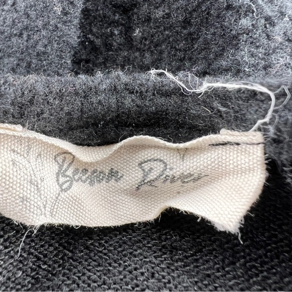 MEDIUM BEESON RIVER BLACK COLORFUL ACCENT DRESS STRETCH FUZZY KNIT MINI RUFFLE - Picture 9 of 10